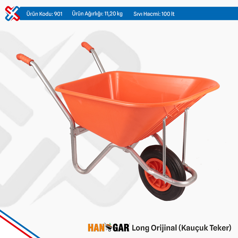 Hangar Long Original Wheelbarrow Rubber Wheel