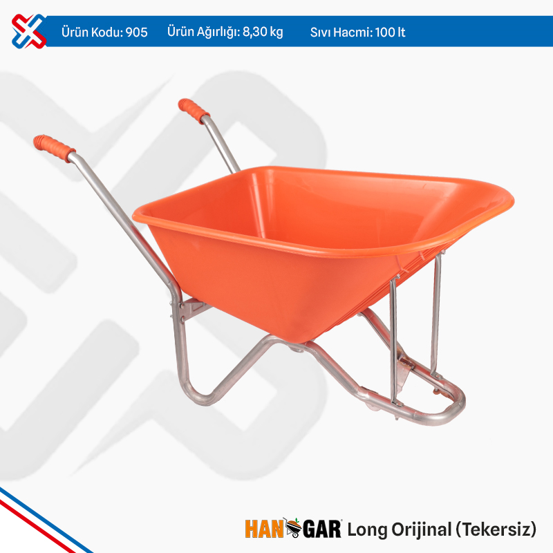 Hangar Long Original Wheelbarrow Without Wheels