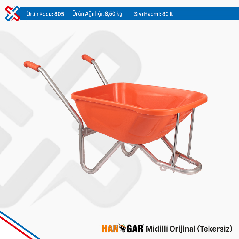 Hangar Midilli Original Wheelbarrow Without Wheels