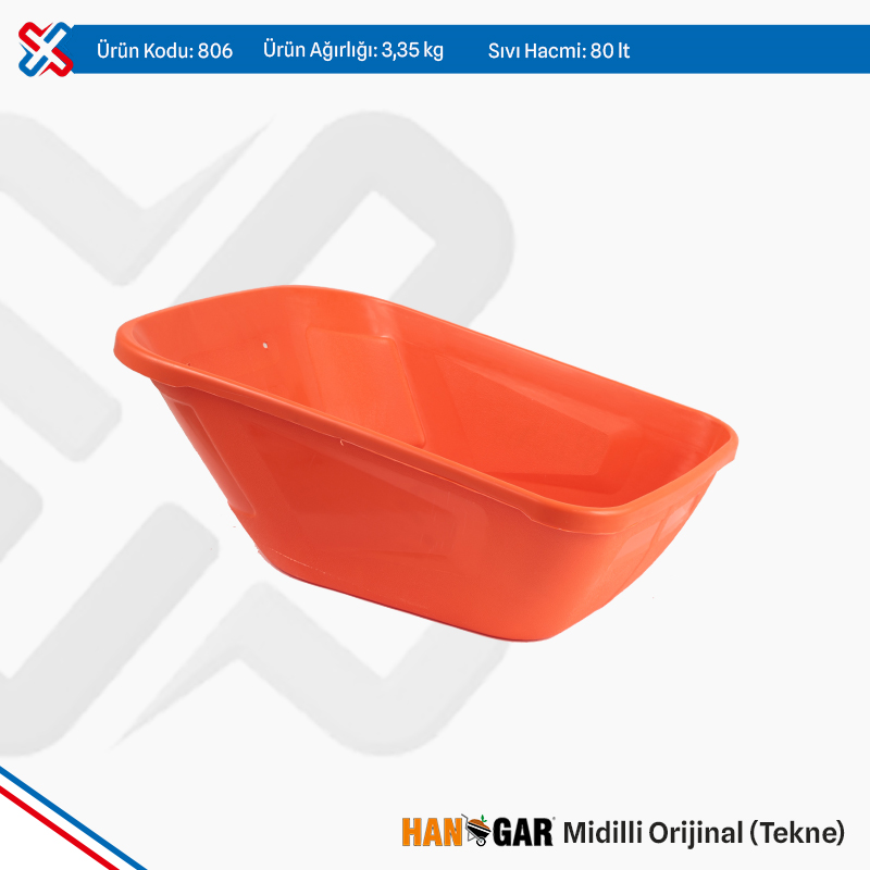 Hangar Midilli Original Wheelbarrow Boat