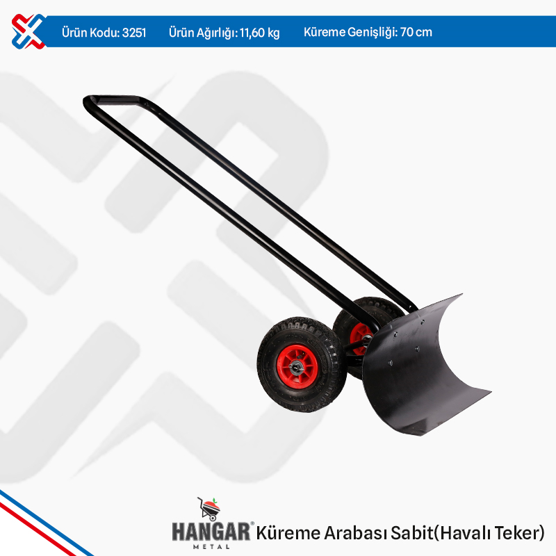 Plow Wheelbarrow (Stable) - Pneumatic Wheel