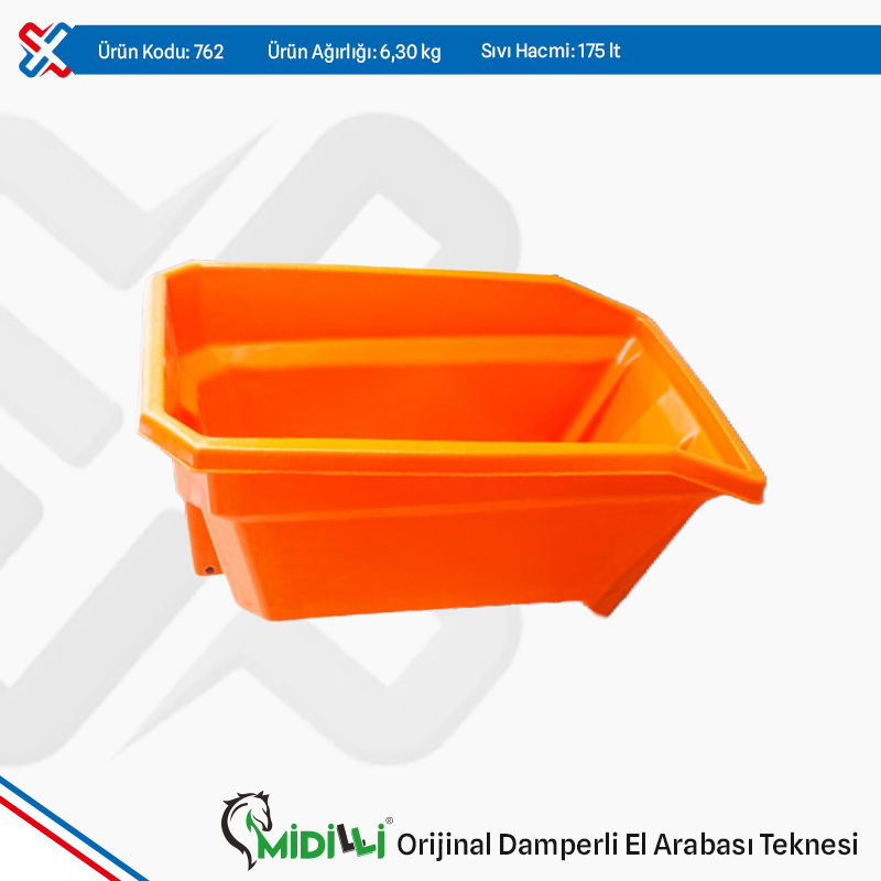 Pony Original Plastic Tipper Wheelbarrow