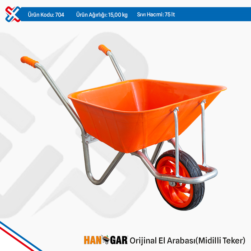 Original Plastic Wheelbarrow - Midilli Wheel