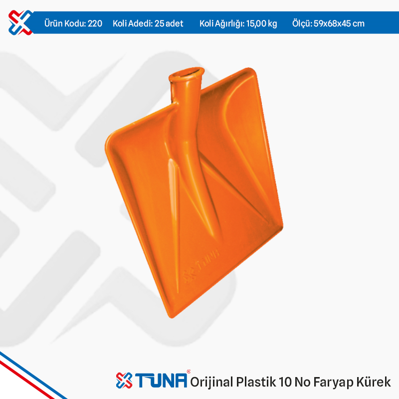 Original Plastic No 10 Faryap Shovel