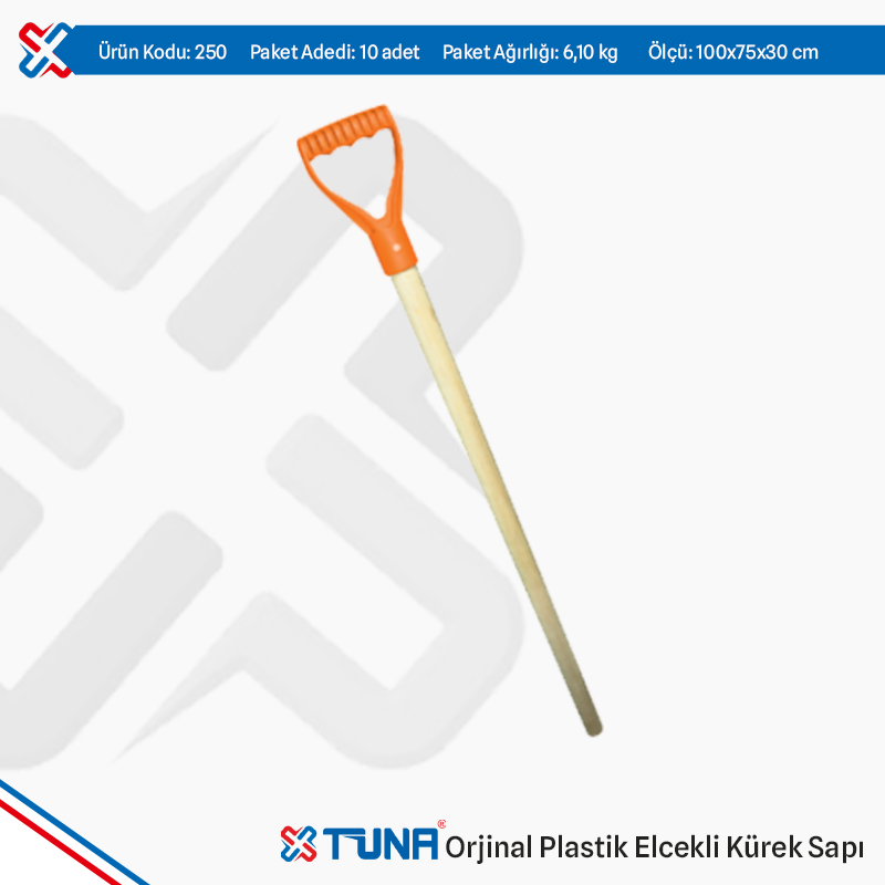 Orjinal Plastik Elcekli Kürek Sapı