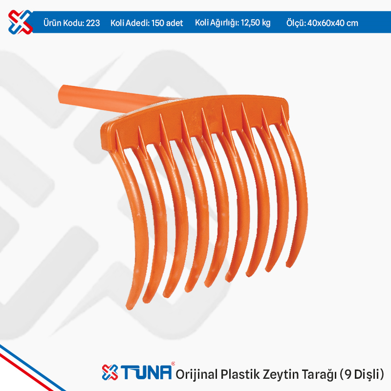 Orjinal Plastik Zeytin Tarağı (9 Dişli)