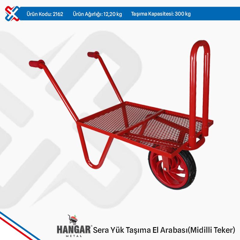 Original Greenhouse Carry Trolley - Midilli Rubber Wheel