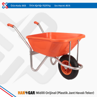 Hangar Midilli Orijinal El Arabası Plastik Jant Havalı Teker