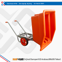 Hangar Original Plastic Dumper Wheelbarrow - Midilli Rubber Wheel
