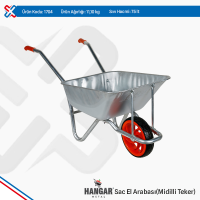Hangar Sheet Metal Wheelbarrow  - Midilli Wheel