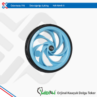 Midilli Original Plastic Rim, Rubber Filled Wheel