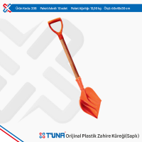 Orjinal Plastik Zahire Küreği (Saplı)