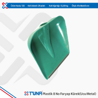 Plastic No 8 Faryap Shovel ( Metal Tipped )